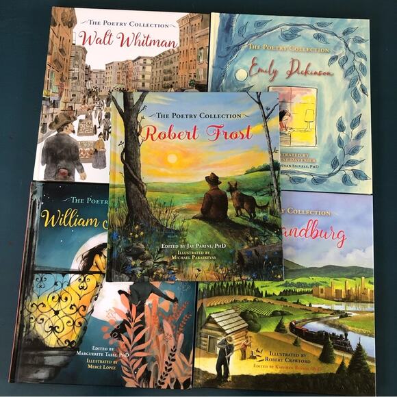 Poetry Collection 5 Hardcover Kids Poetry Books Boxed Set Homeschool - Picture 5 of 5